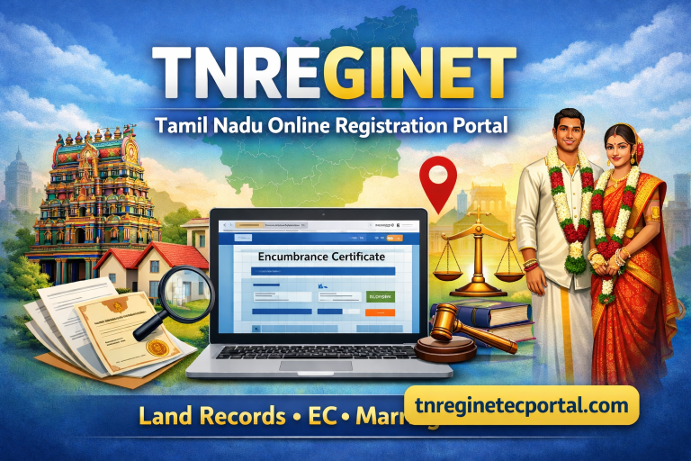 TNREGINET Login & EC Check Guide Step by Step Process for Beginners