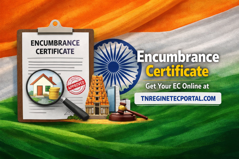 Encumbrance Certificate (EC) – Complete info with TNREGINET Portal (2026)